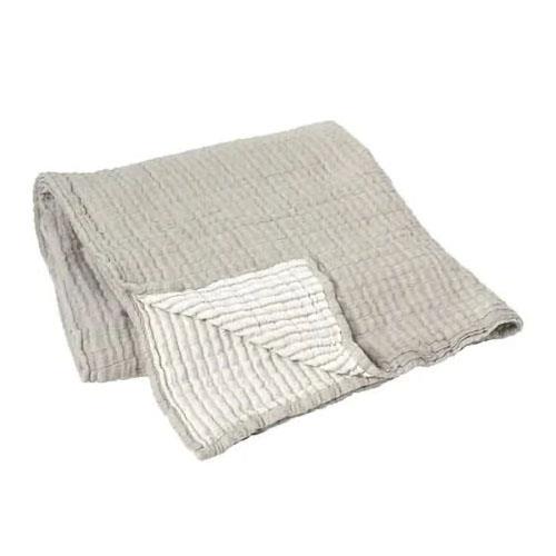 Broste Throw Karri - Taupe Sand